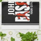 Baseball Team ADD NAAM Kampioen Speler Theedoek (Gevouwen)