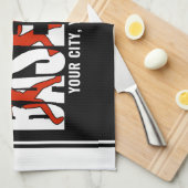 Baseball Team ADD NAAM Kampioen Speler Theedoek (Quarter Fold)