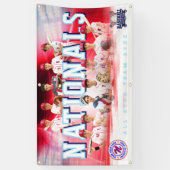 Baseball Team Banner - gepersonaliseerd en bewerkb (Verticaal)