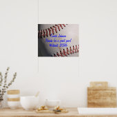 Baseball Team Coach Gift Poster (Keuken)