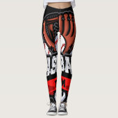 Baseball-team Leggings (Voorkant)