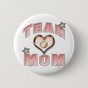 Baseball-team Ronde Button 5,7 Cm