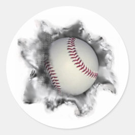 Baseball-team Ronde Sticker