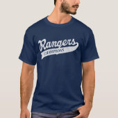Baseball Team Texas Ranger T-shirt (Voorkant)