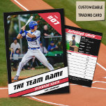 Baseball Team Trading Kaart Sport Gift Rood Contactkaartje<br><div class="desc">Introductie van de Baseball Team Trading Kaart - een tijdloos eerbetoon aan het hart en de ziel van Amerika's tijdverdrijf! Deze kaart, die met zorgvuldige zorg is vervaardigd, is niet alleen een verzamelobject, maar ook een geliefd symbool van de blijvende erfenis van het spel, ontworpen om de fantasie van fans...</div>