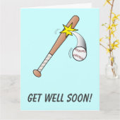 Baseball teamgenoot wordt snel beter kaart (Gele Bloem)