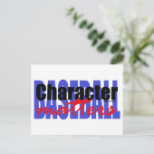 Baseball-teken Briefkaart (Staand voorkant)