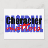 Baseball-teken Briefkaart (Voorkant)