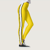 Baseball tekst met streep en ball print Leggings (Rechts)