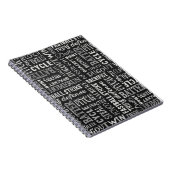 Baseball-termen op het alkbord notitieboek (Rechterzijde)