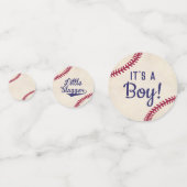 Baseball Thema Baby shower Tafel Confetti (Voorkanten)
