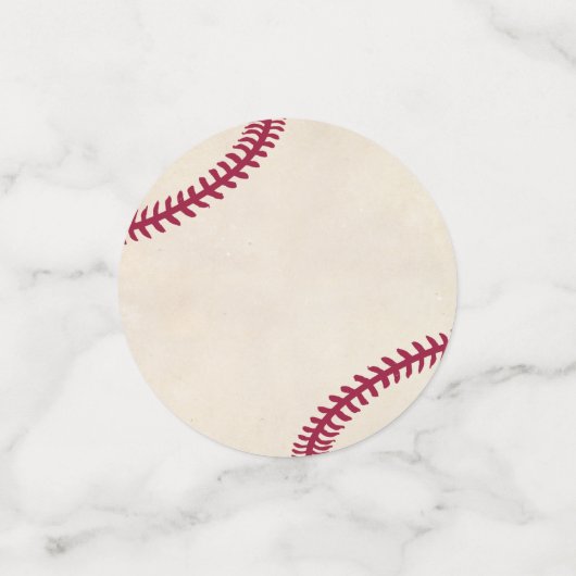 Baseball Thema Baby shower Tafel Confetti (Kleine voorkant)