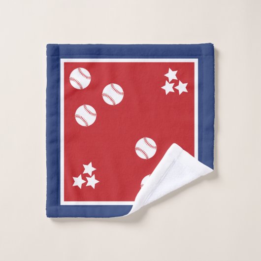 Baseball-thema Bad Handdoek (Wasdoekje)