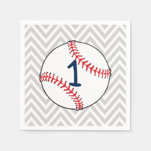 Baseball-thema: Birthday Napkins Servet