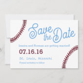 Baseball-thema Opslaan Datum Kaart (Voorkant)