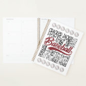 Baseball thema planner (Display)
