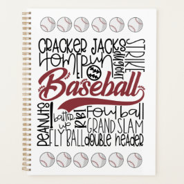 Baseball thema planner