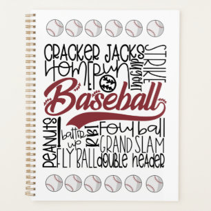 Baseball thema planner