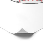 Baseball thema poster (Hoek)