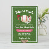 Baseball Thema Sports Weddenschap Kaart (Staand voorkant)