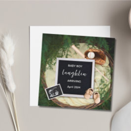 Baseball thema zwangerschap aankondiging