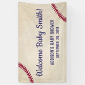 Baseball Theme Baby shower Banner Poster (Verticaal)