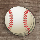 Baseball Theme Ball Ronde Kartonnen Onderzetter<br><div class="desc">Baseball Theme Ball Paper Onderzetter.</div>