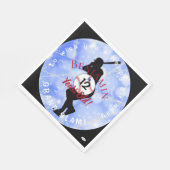 Baseball Theme Birthday Napkins HAMbyWG Servet (Hoek)