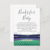 Baseball Theme Books voor Baby Enclosure Kaart (Voorkant / Achterkant)