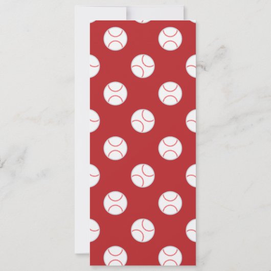 Baseball Theme Event Ticket Verjaardag Uitnodiging (Achterkant)