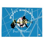 Baseball Theme Gift Bag HAMbyWG Groot Cadeauzakje (Achterkant)