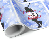 Baseball Theme Gift Wrap Birthday HAMbyWG Cadeaupapier (Rol Hoek)