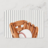 Baseball Theme Home Run Boeken voor Baby Insert Informatiekaartje (Achterkant)