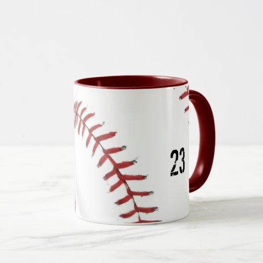 Baseball Theme mok (Voorkant rechts)