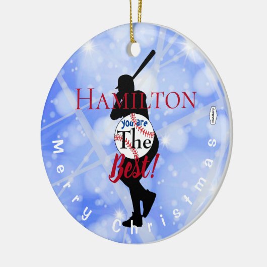 Baseball Theme Ornament HAMbWG (Links)