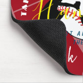 Baseball Theme Persoonlijke Mousepad Muismat (Hoek)