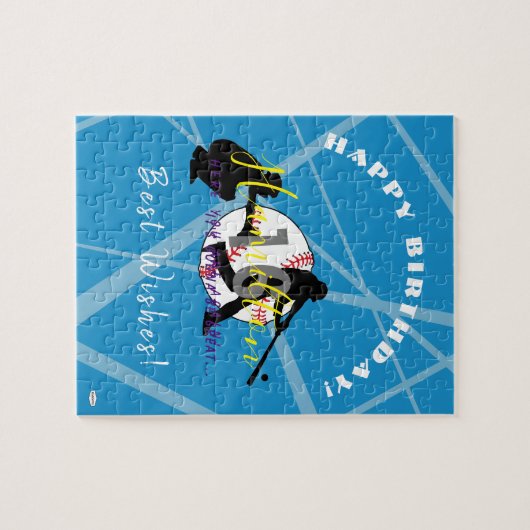 Baseball Theme Puzzle HAMbyWG Legpuzzel (Horizontaal)