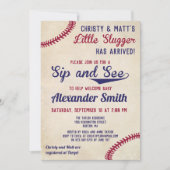 Baseball Theme SIP en Bekijk uitnodigingen (Voorkant)