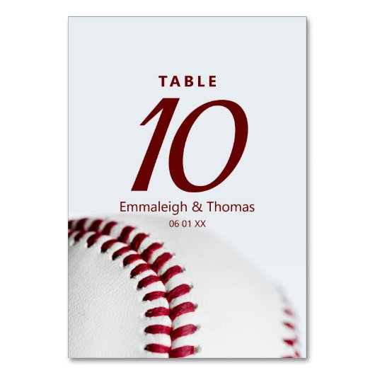 Baseball Theme Weddenschap Kaart (Voorkant)