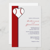 Baseball Theme Weddenschappen Uitnodigingen (Voorkant / Achterkant)