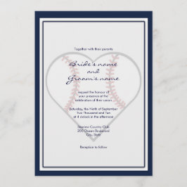 Baseball Theme Weddenschappen Uitnodigingen