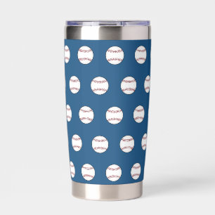 Baseball Thermal Tumbler Geïsoleerde Drinkbeker