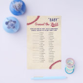 Baseball Thete Baby over de wereldvertaling Flyer (Enkel)