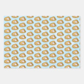 Baseball Threat Baby shower of First Birthday Inpakpapier Vel (Voorkant 3)