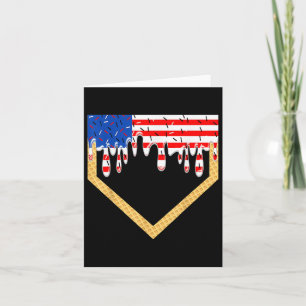Baseball Thuishonkel Druppel Jongens Ijs Amerikaan Kaart