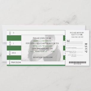 Baseball Ticket Kaart
