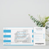 Baseball Ticket Kaart (Staand voorkant)