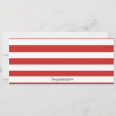 Baseball Ticket Kaart (Achterkant)