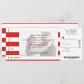 Baseball Ticket Kaart (Voorkant / Achterkant)