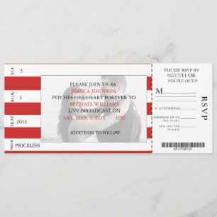 Baseball Ticket Kaart